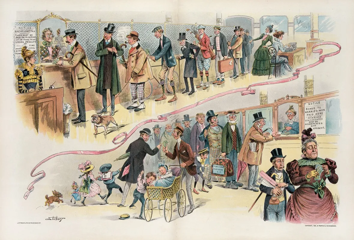 Another Proposed War Tax by Samuel Ehrhart - Canvas Print