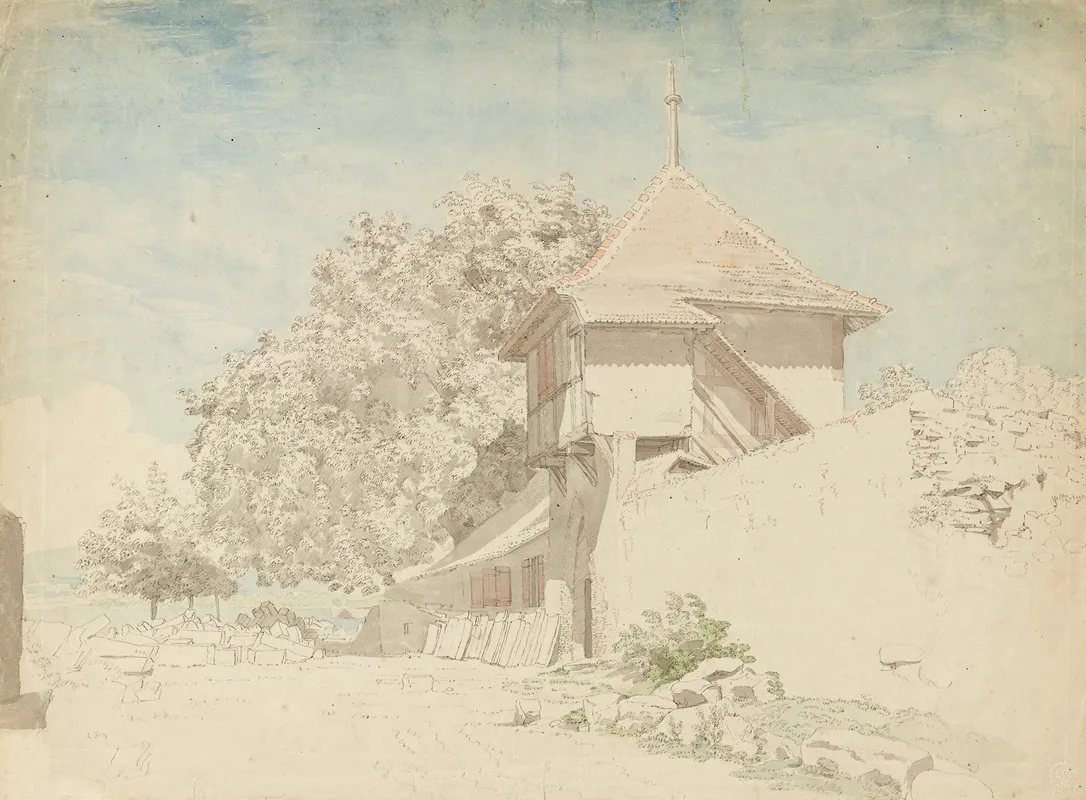 Ansicht Bei Erlach by Heinrich Rieter - Canvas Print