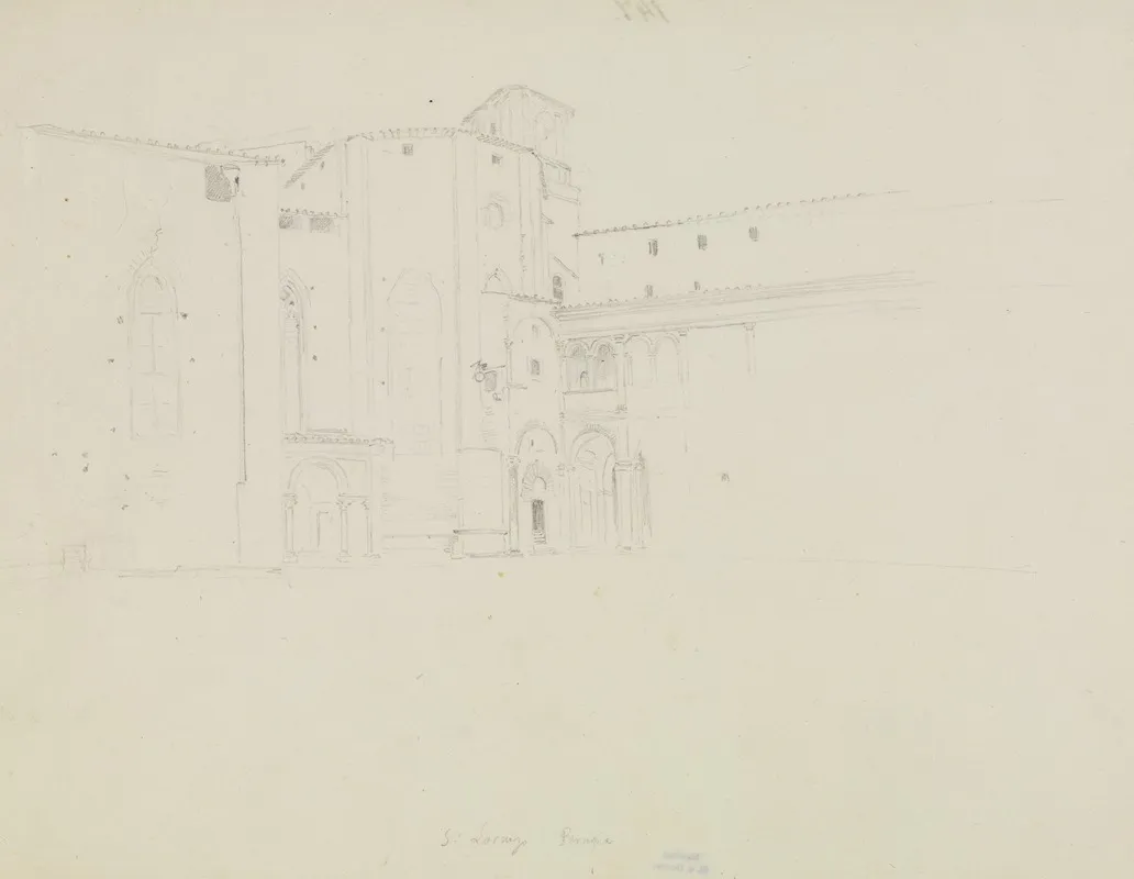 Ansicht Vom Dom S Lorenzo In Perugia