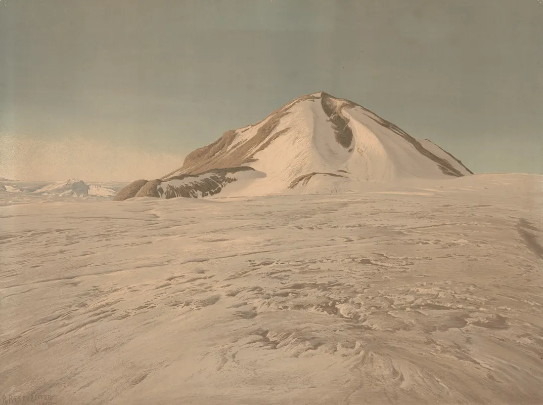 Antarctic Landscape At Gaussberg by Rudolf Reschreiter - Canvas Print