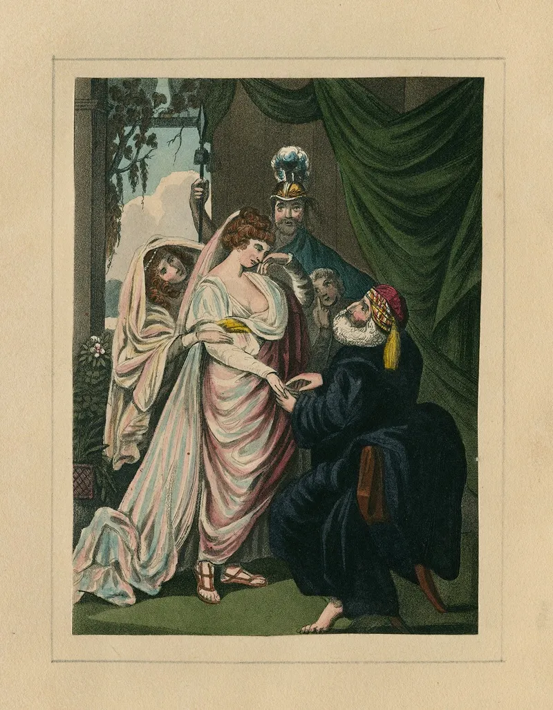 Anthony And Cleopatra Act 1 Scene 2 by Matthew William Peters - Canvas Print