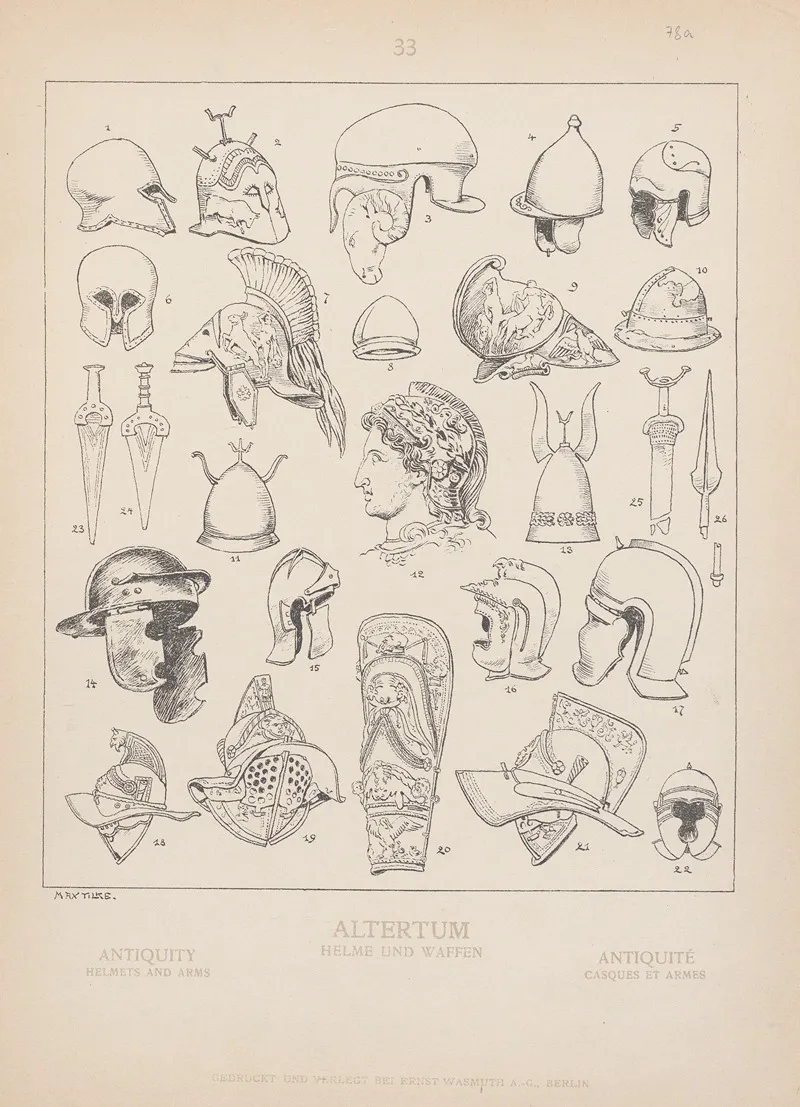 Antiquity Helmets And Arms