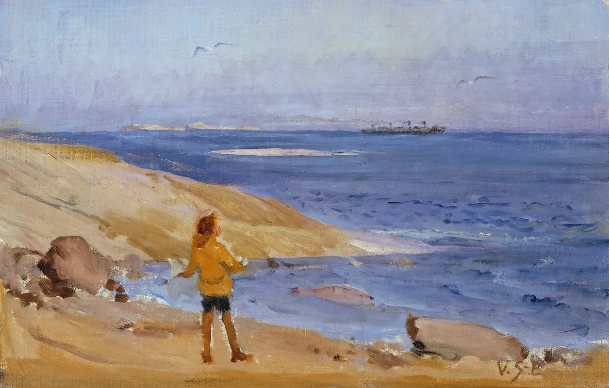 Antti On A Rocky Beach
