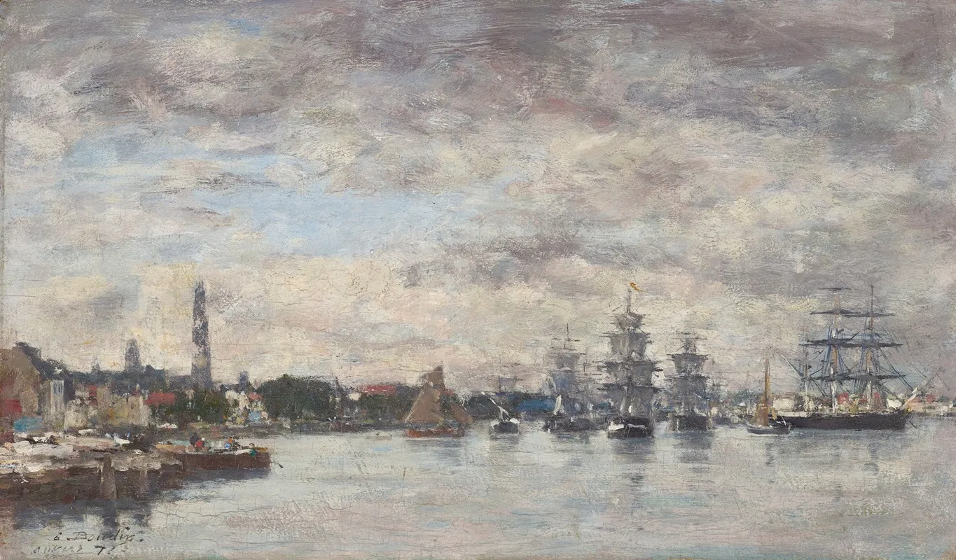 Anvers Bateaux Sur Lescaut