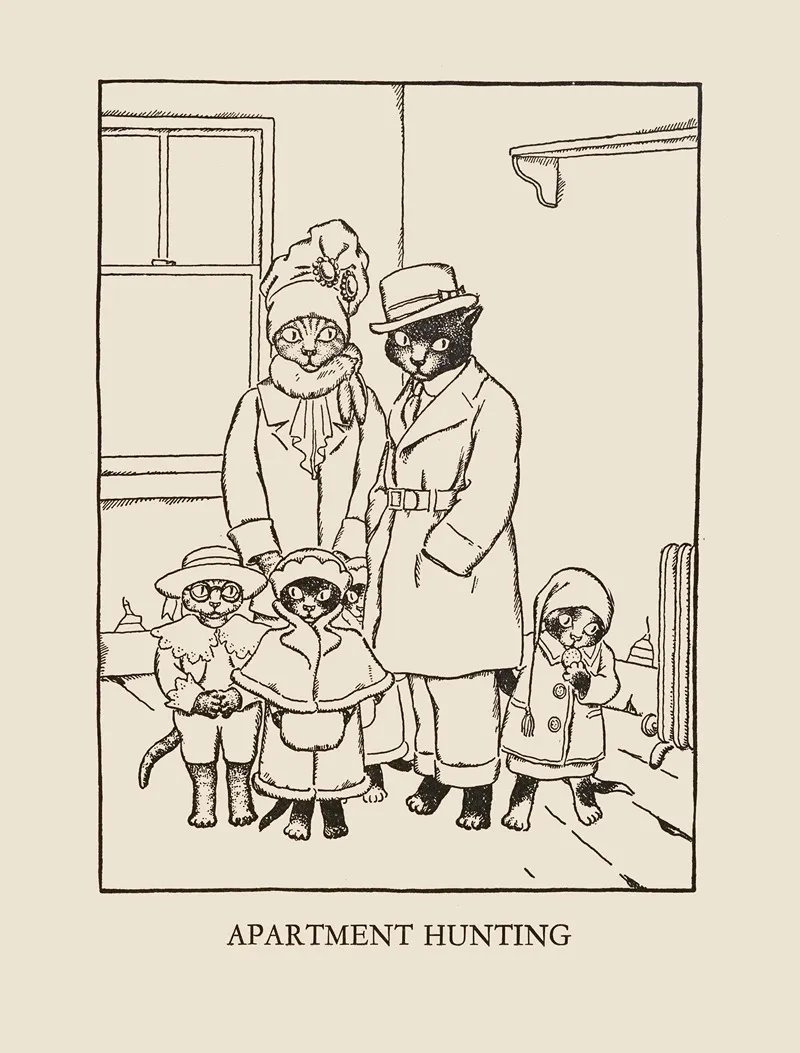 Apartment Hunting by William Ely Hill - Canvas Print