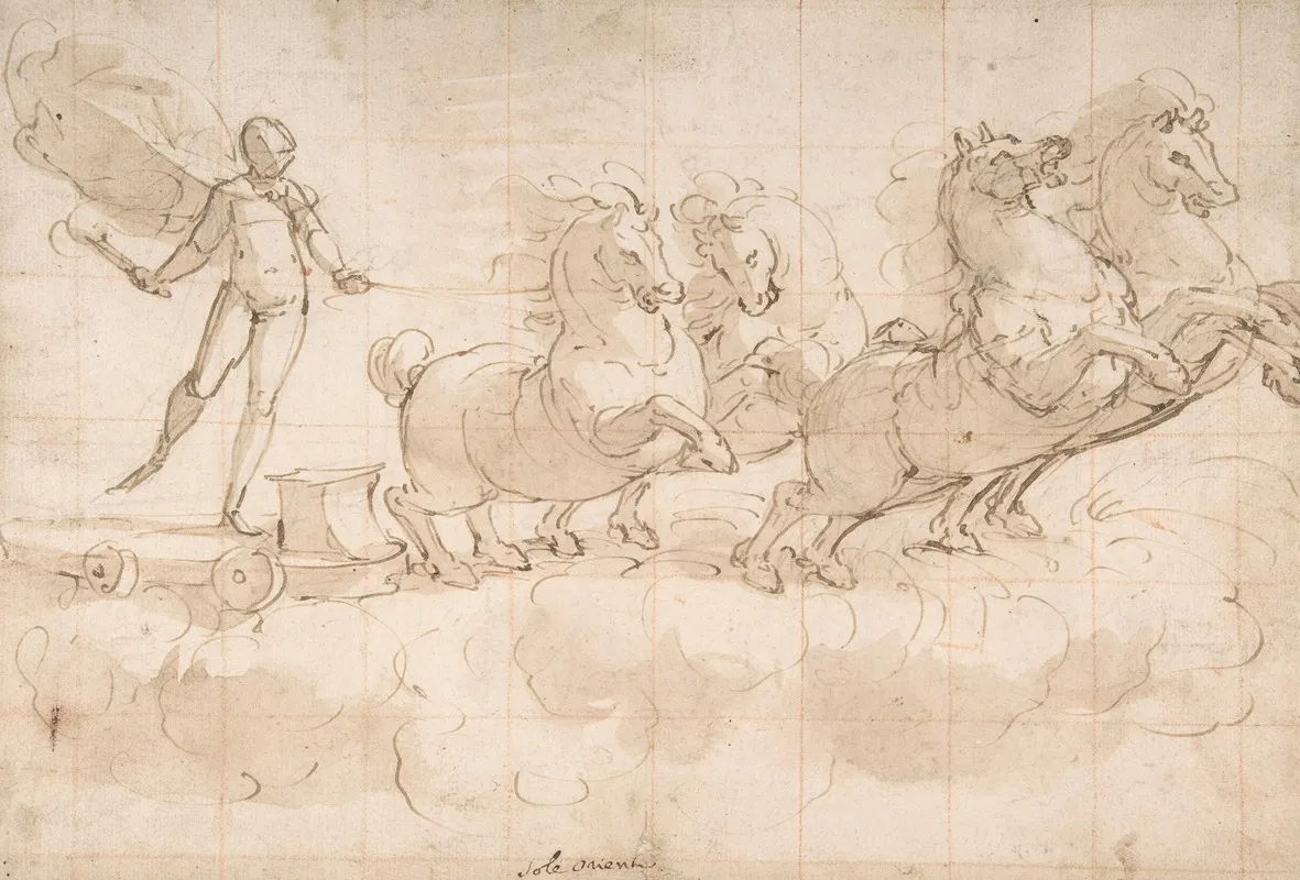Apollo Driving The Chariot Of The Rising Sun