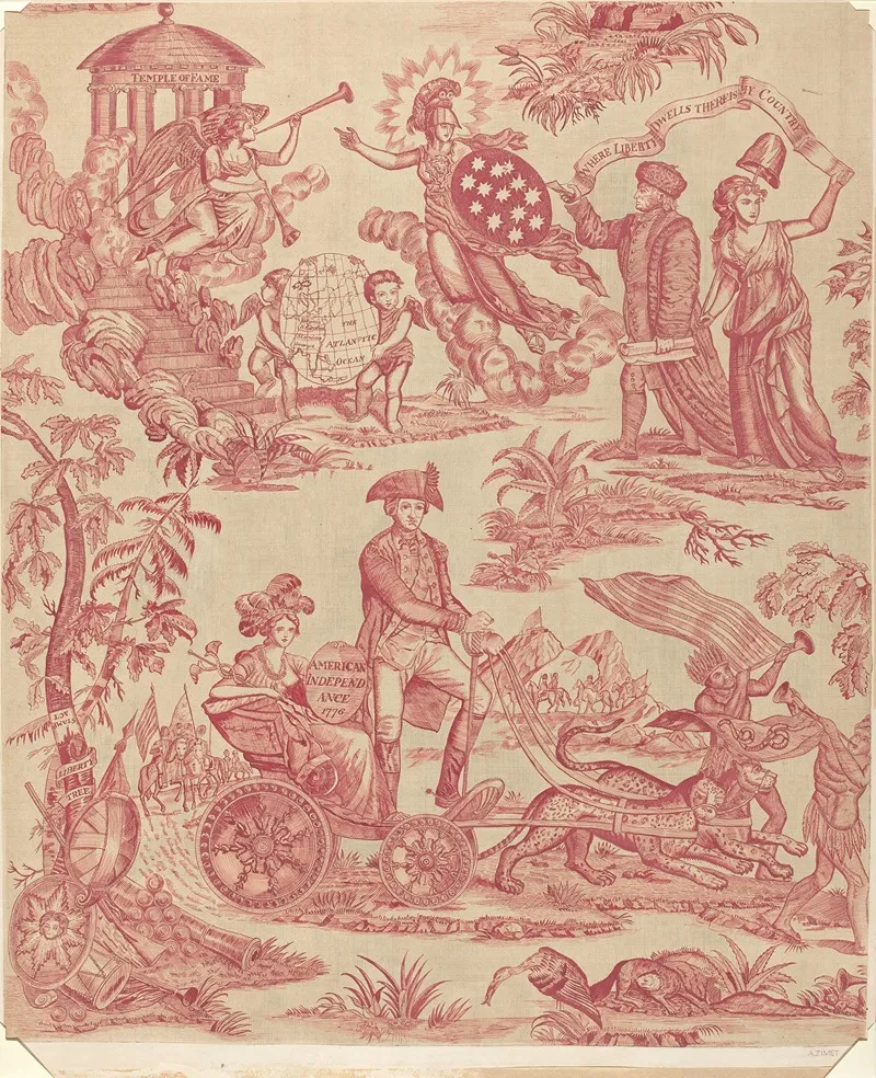 Apotheosis Of Franklin by A. Zimet - Canvas Print
