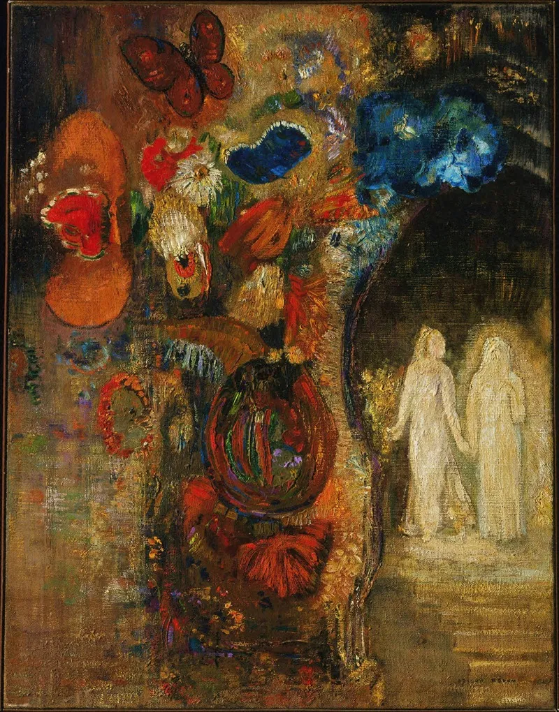 Apparition 5 by Odilon Redon - Canvas Print