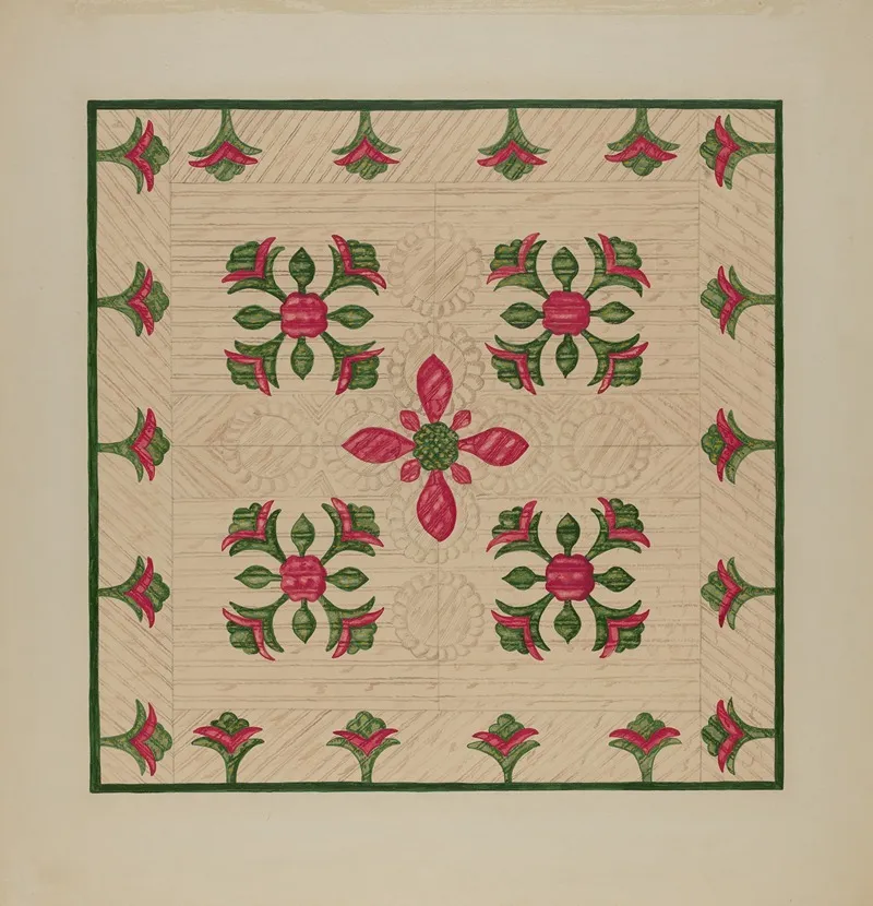 Applique Quilt 8