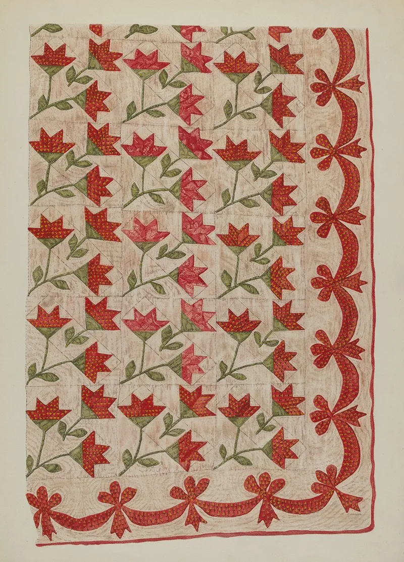 Appliqued Quilt 3
