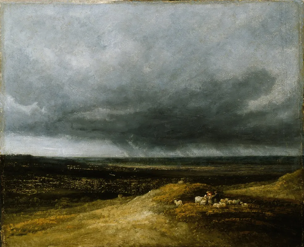 Approaching Storm 6 by Georges Michel - Canvas Print
