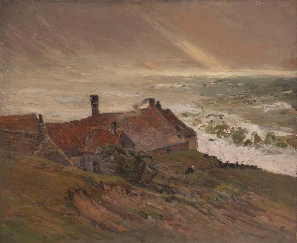 Apres Un Naufrage by Edmond de Palézieux - Canvas Print