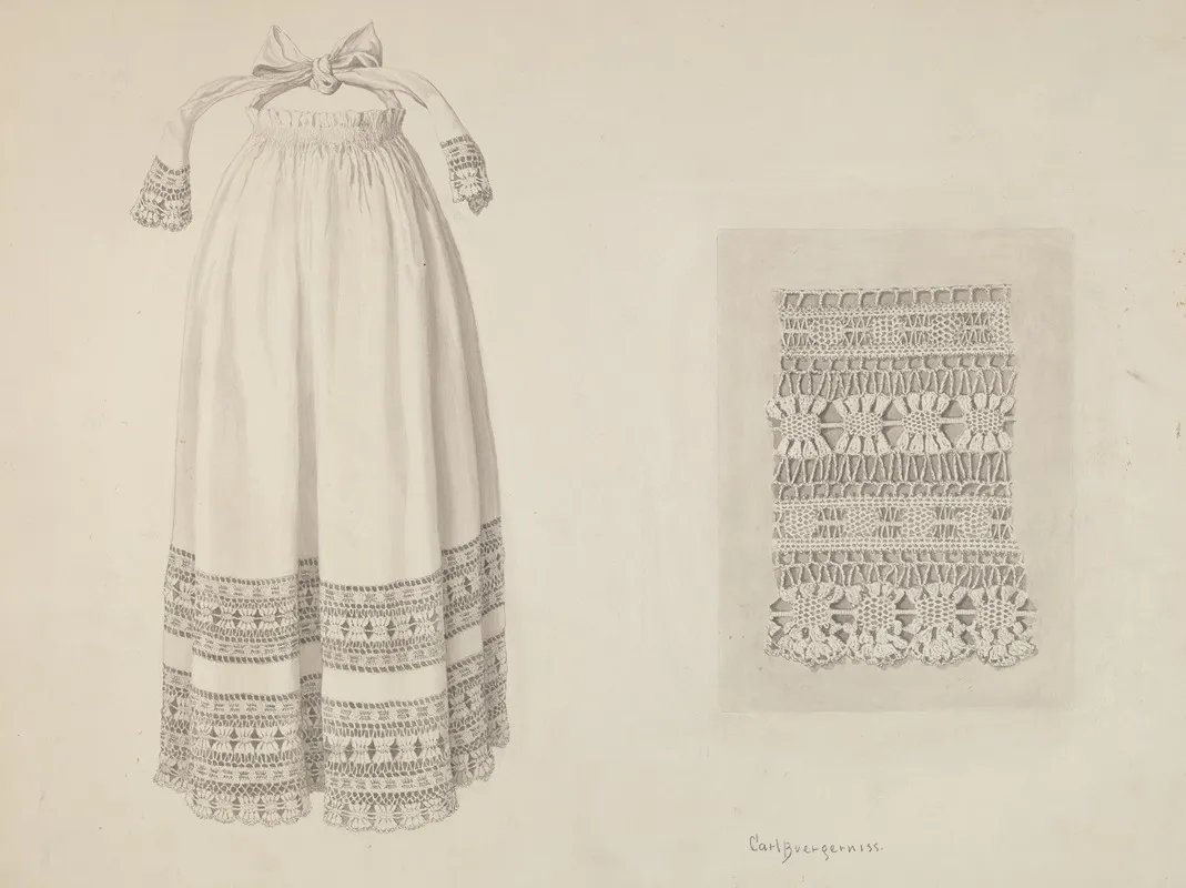 Apron by Carl Buergerniss - Canvas Print