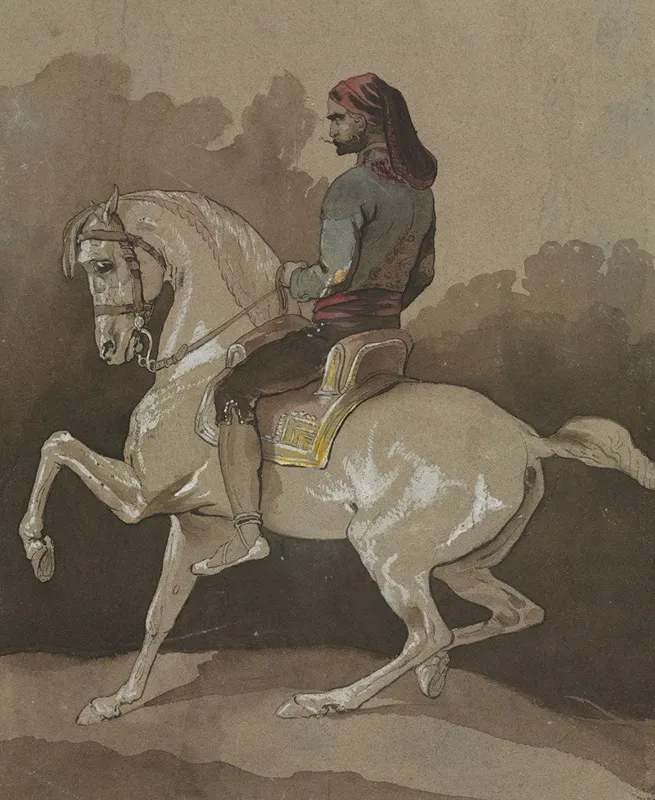 Arab On Horseback