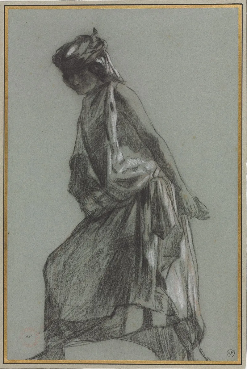 Arab Woman 3 by Eugène Fromentin - Canvas Print
