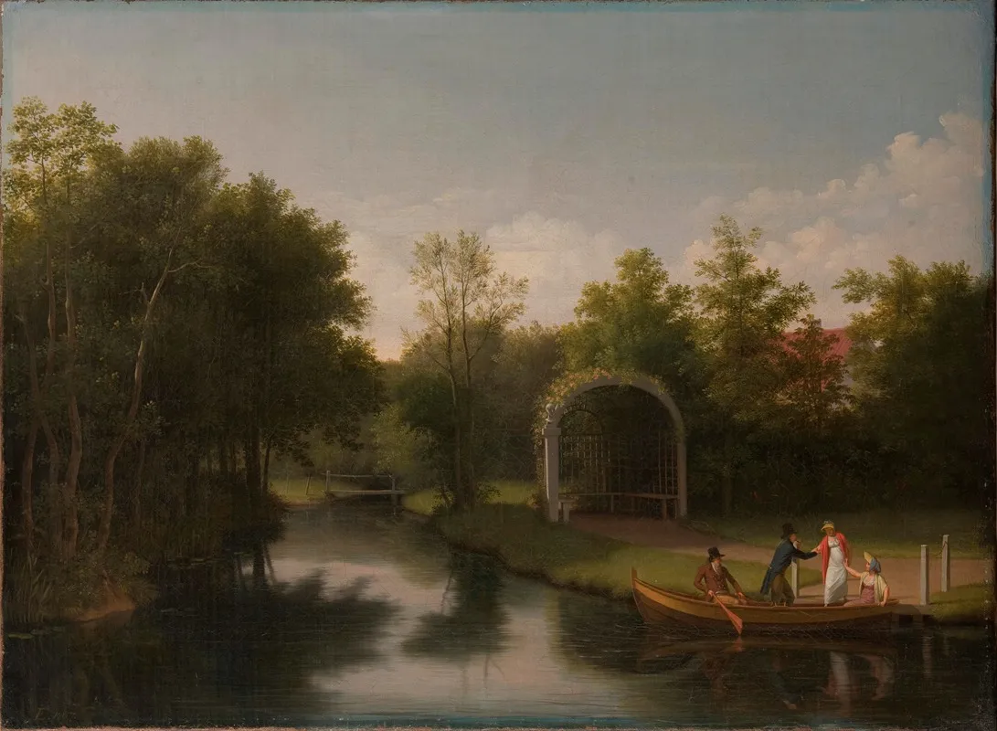 Arbour In The Park Of Sanderumgard Manor
