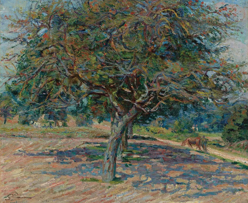Arbres En Ile De France by Armand Guillaumin - Canvas Print