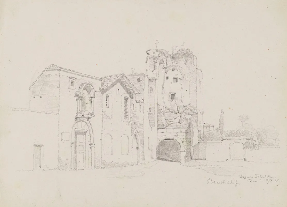 Arch Of Dolabella And Silanus In Rome