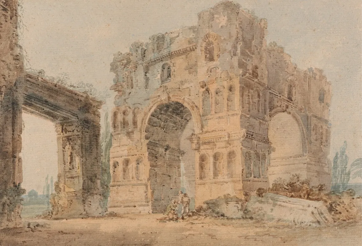 Arch Of Janus After Piranesi