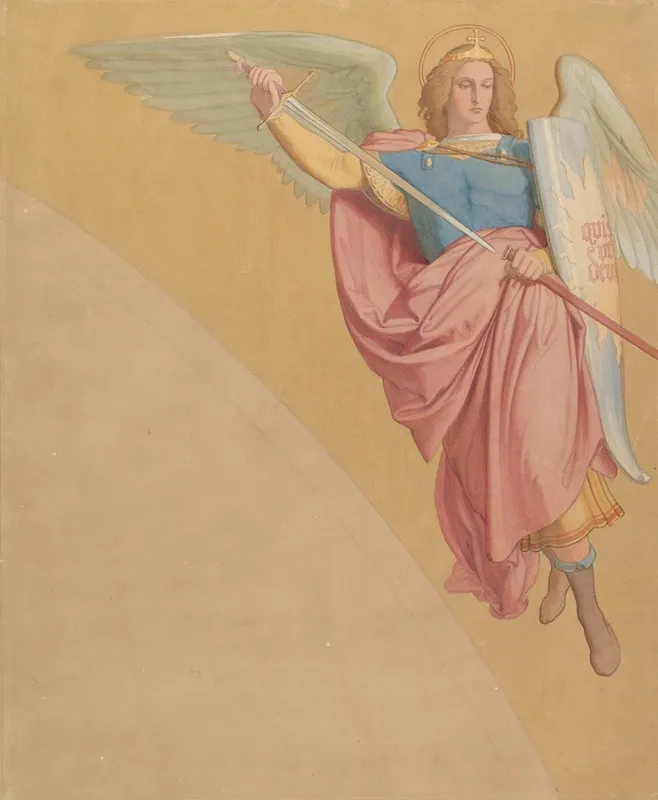 Archangel Drawing A Sword