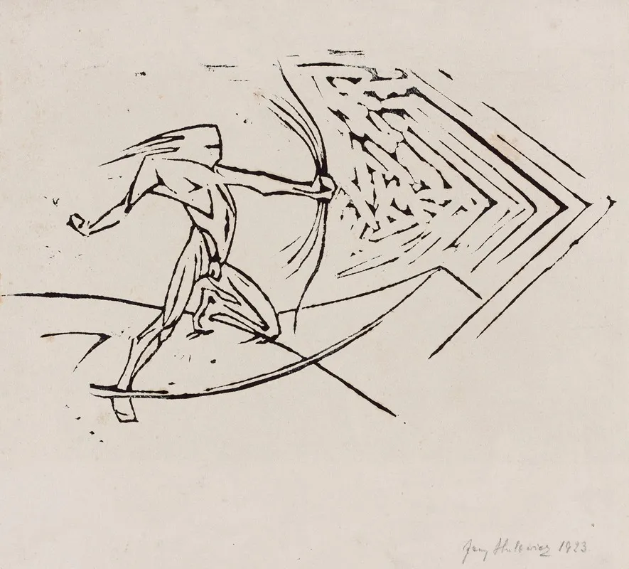 Archer I by Jerzy Hulewicz - Canvas Print