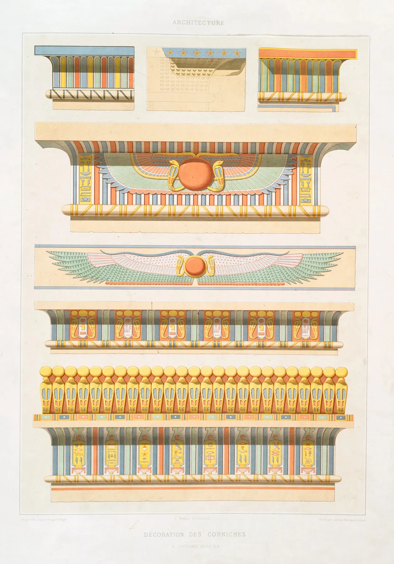 Architecture Decoration Des Corniches A Divers Epoques