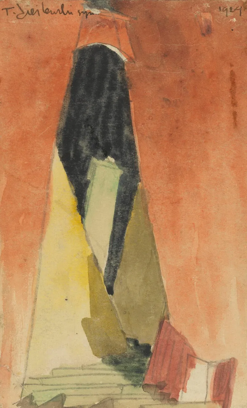 Architektura Fantastyczna by Tadeusz Cieślewski - Canvas Print