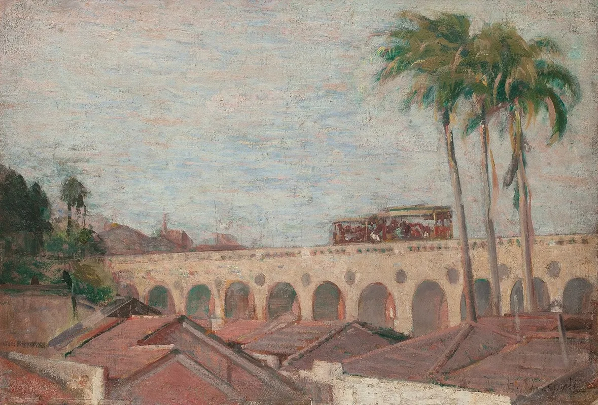 Arcos Da Lapa by Eliseu Visconti - Canvas Print