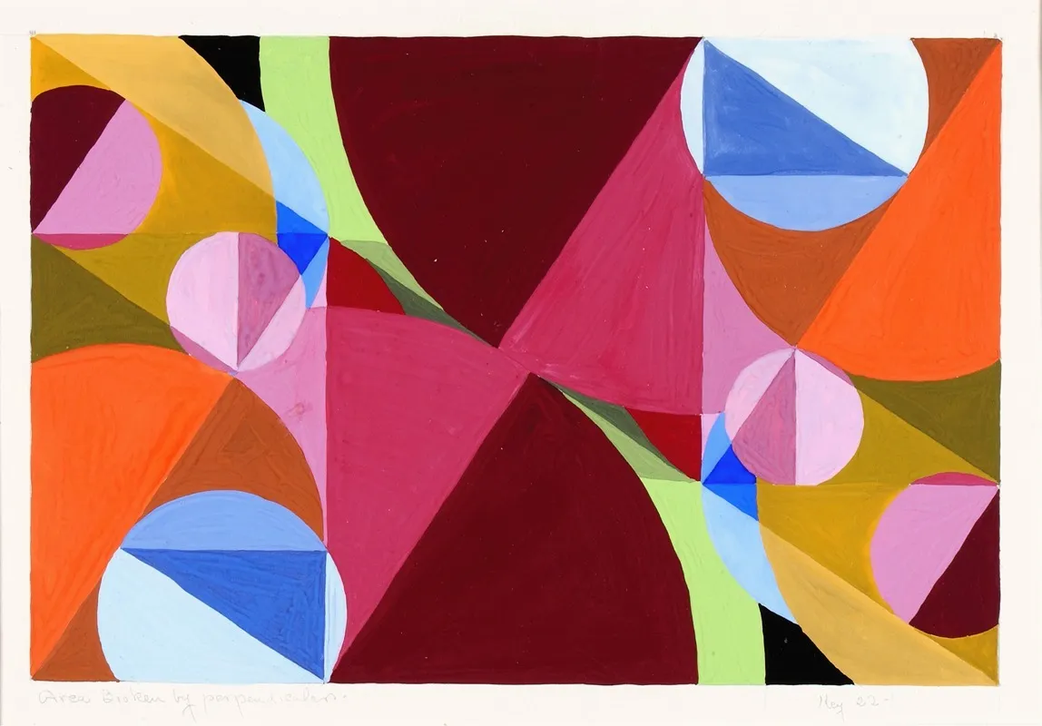 Area Broken By Perpendiculars