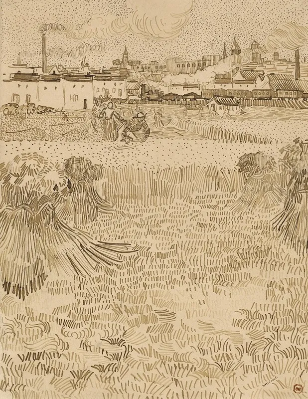 Arles View From The Wheatfields