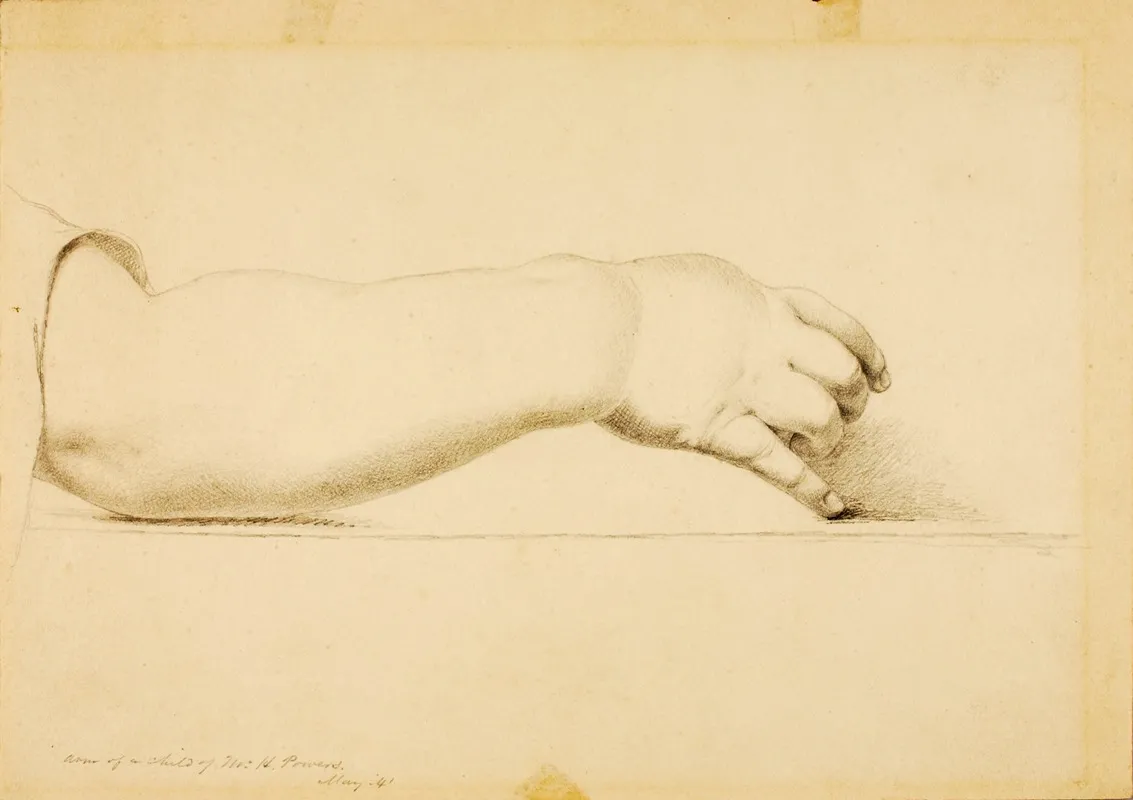 Arm Of Child Of Hiram Powers