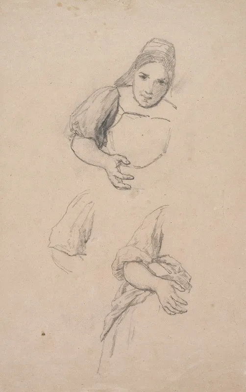 Arm Position Of The Listening Black Forest Woman
