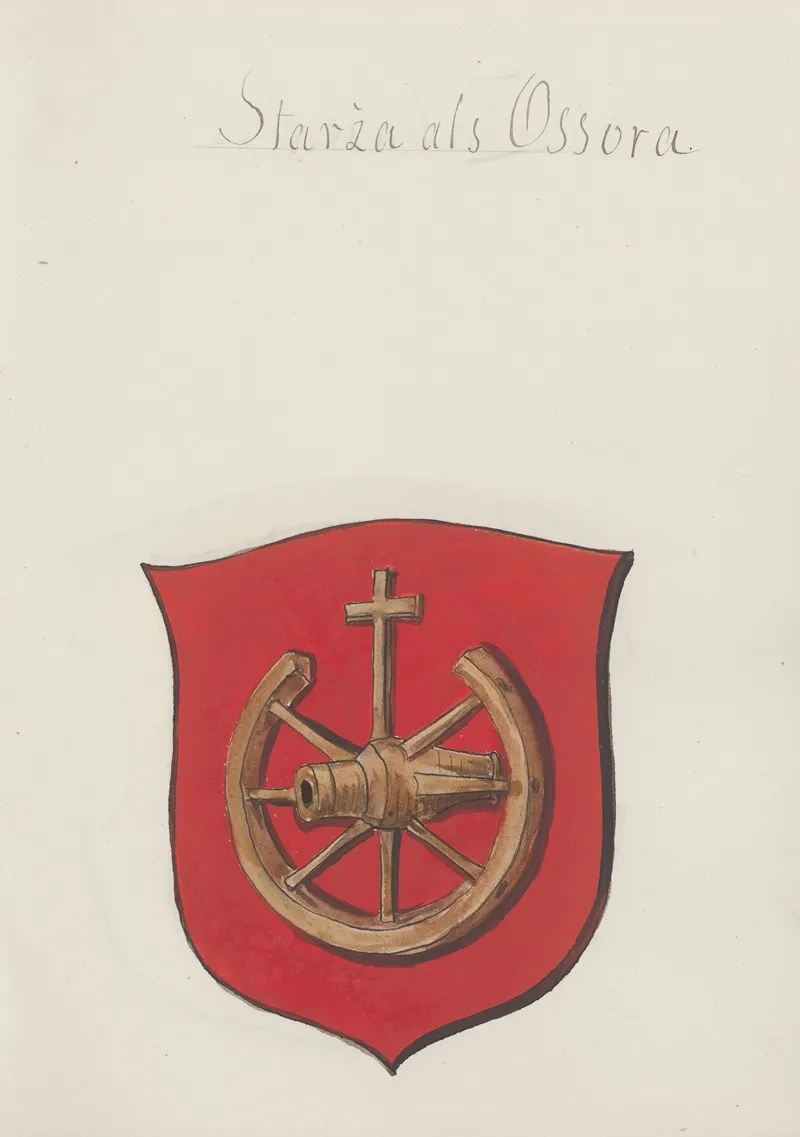 Arma Regni Et Baronum Poloniae Ac M D Lithuaniae Pl 109 by Boleslaw Starzyński - Canvas Print