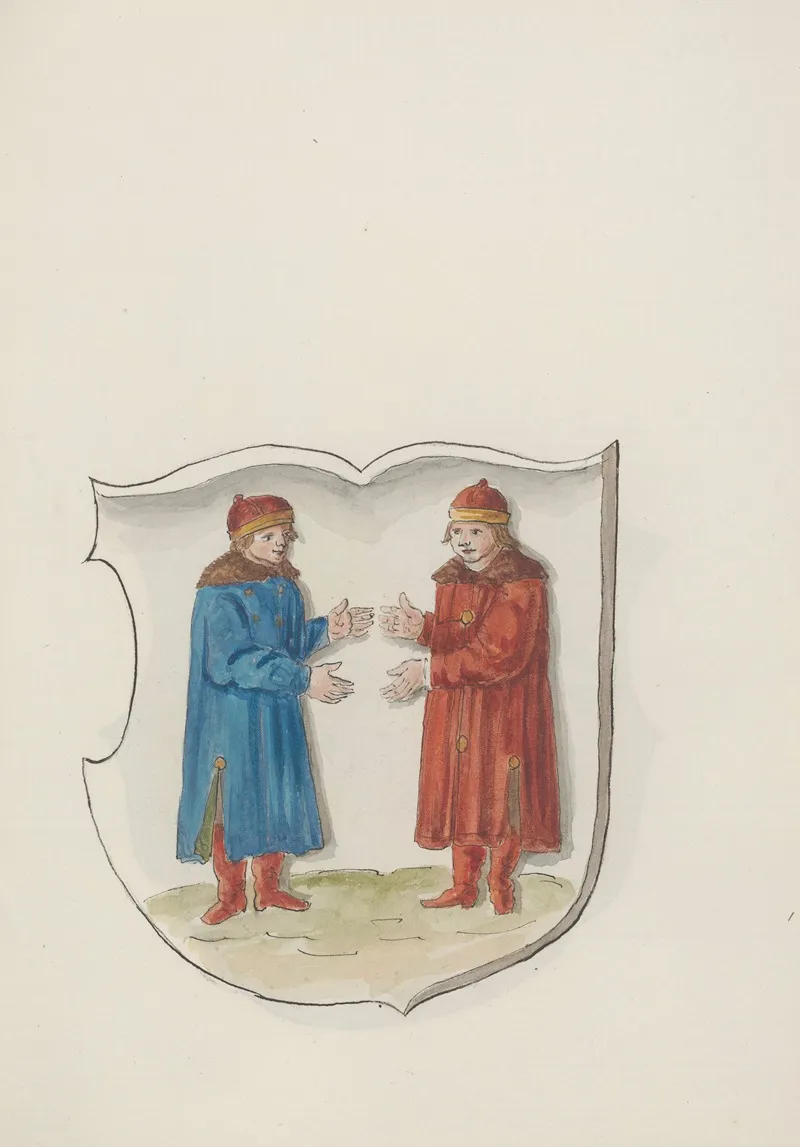 Arma Regni Et Baronum Poloniae Ac M D Lithuaniae Pl 147 by Boleslaw Starzyński - Canvas Print
