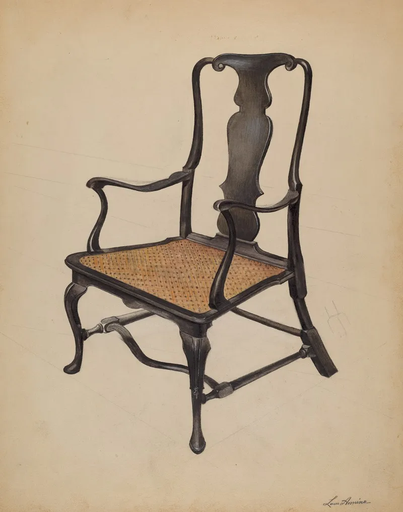 Armchair 36 by Louis Annino - Canvas Print