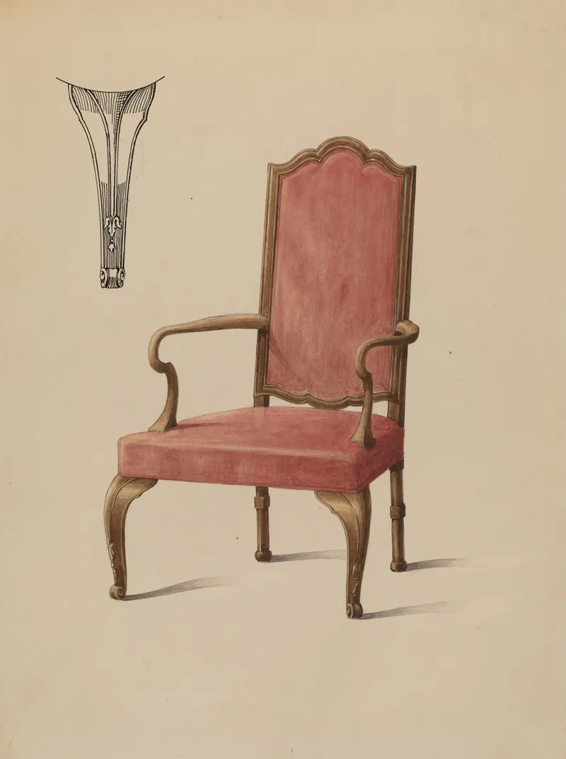 Armchair 6 by Carl Weiss - Canvas Print