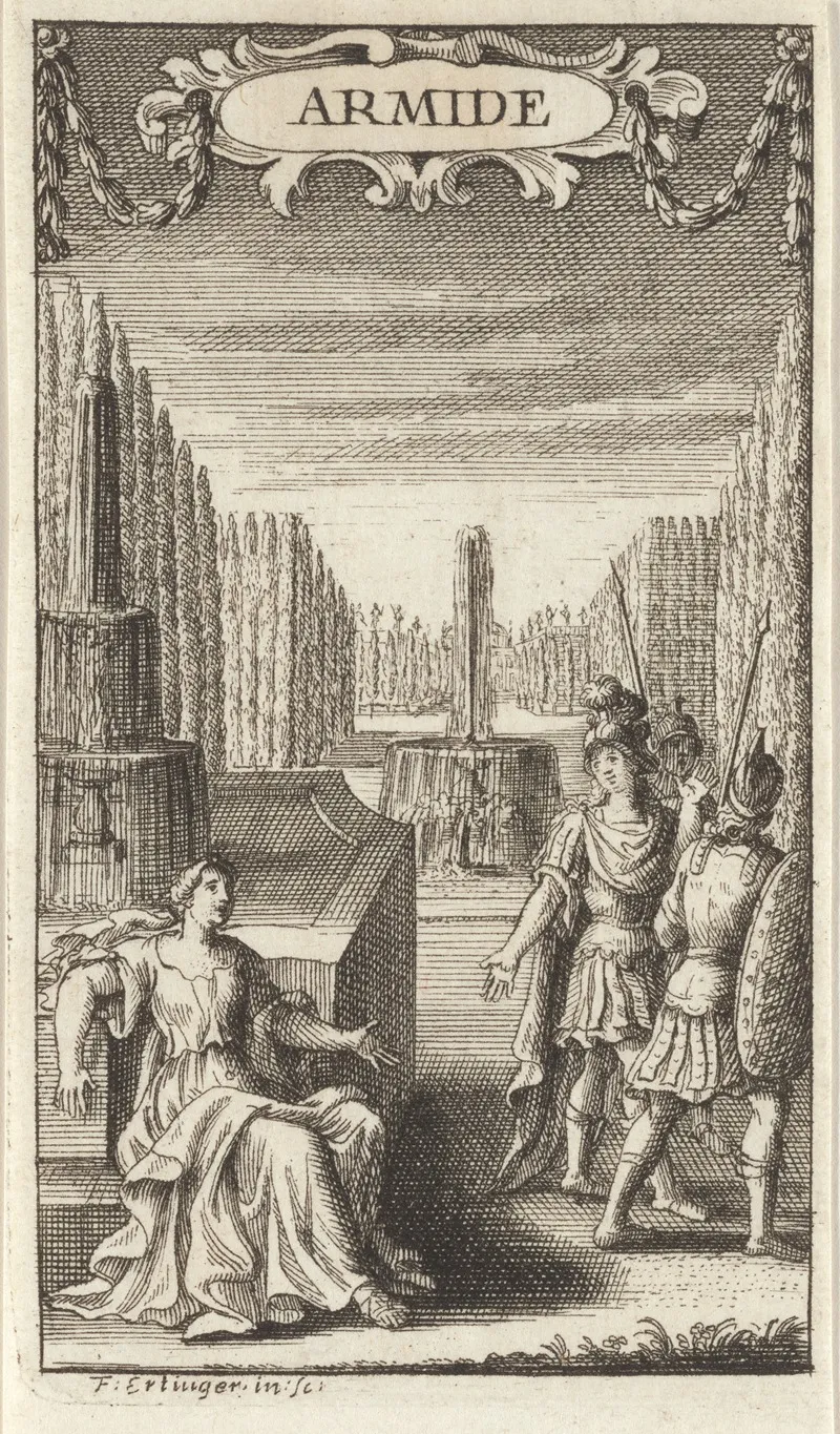 Armide by Franz Ertinger - Canvas Print