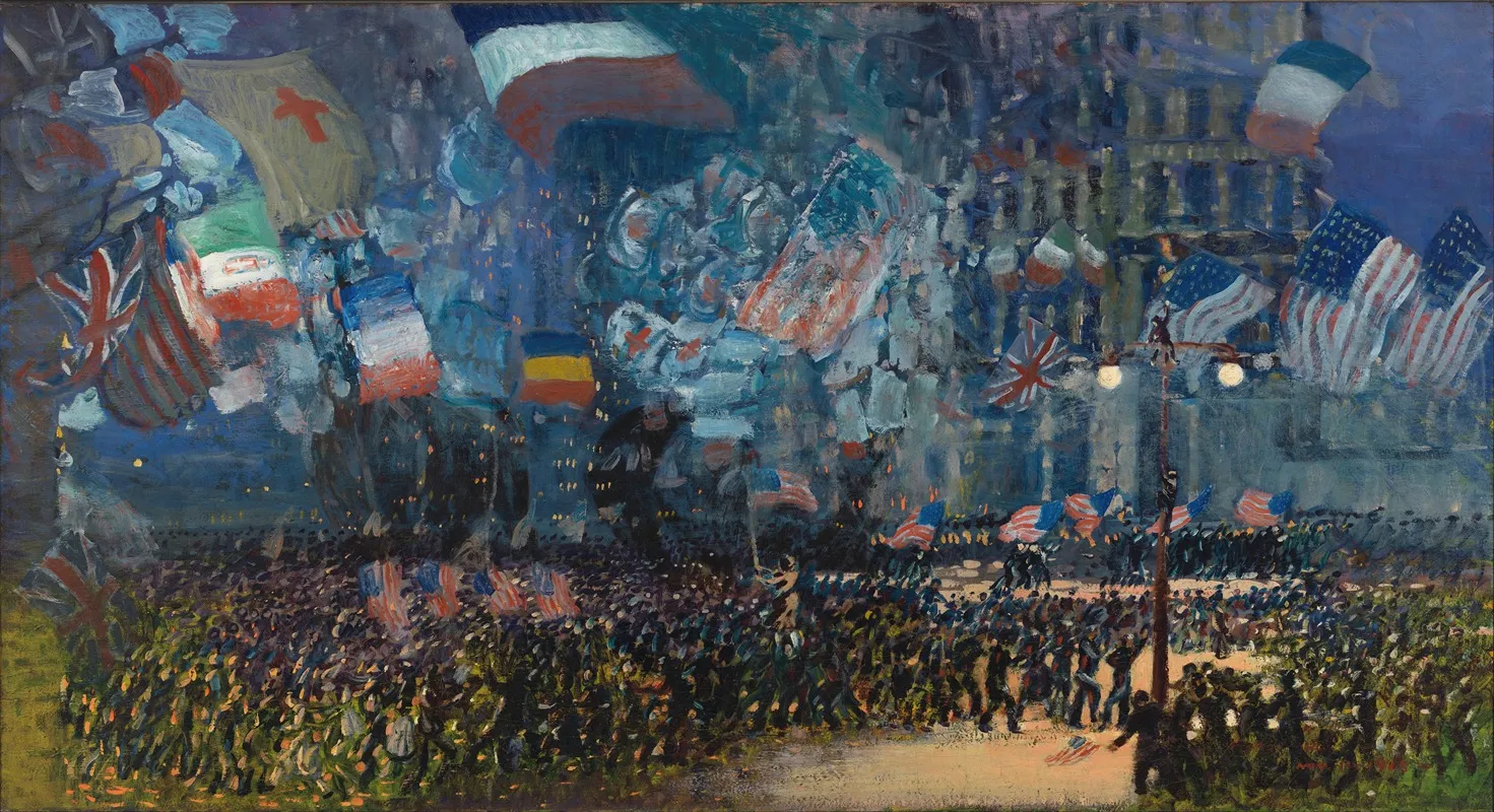 Armistice Night by George Luks - Canvas Print