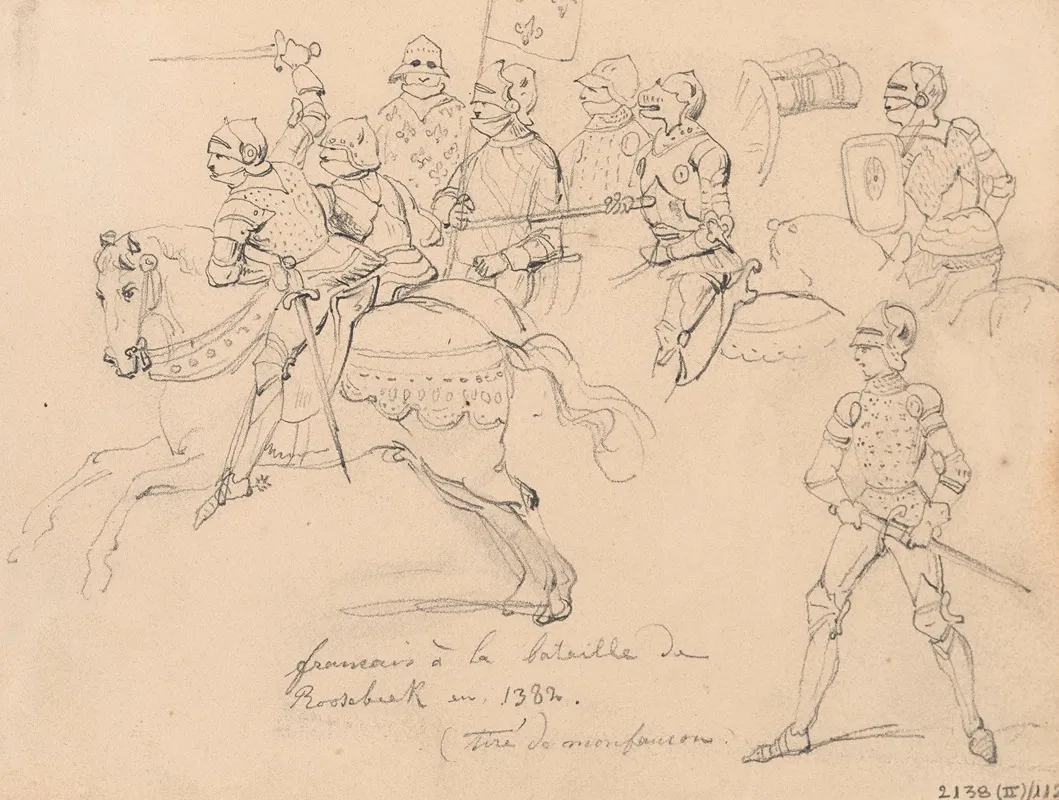 Armoured Rider On Horseback