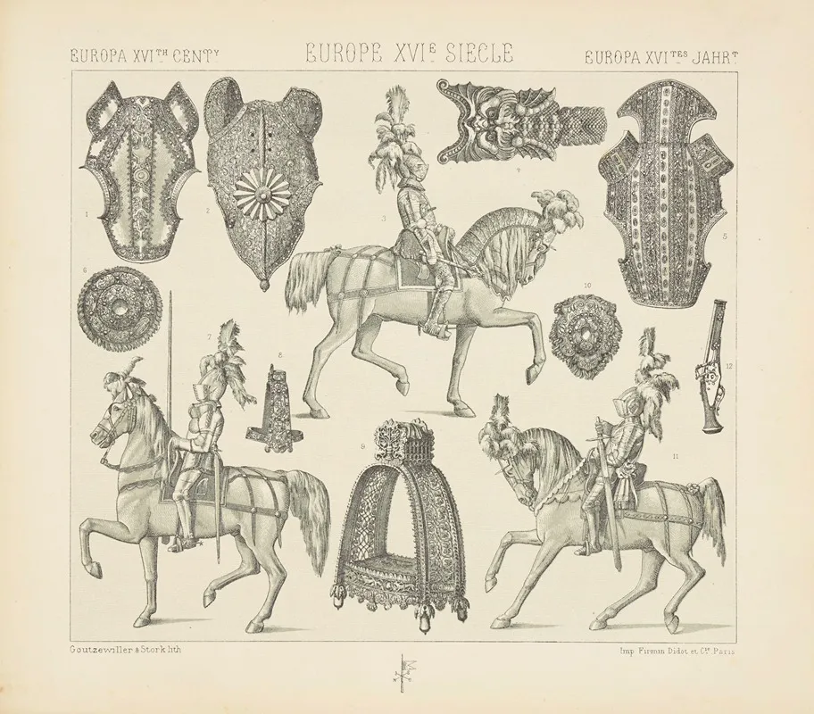 Armures Equestres Pieces Detachees Du Harnais Du Cheval De Guerre