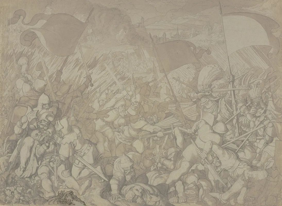 Arnold Von Winkelried In Der Schlacht Bei Sempach