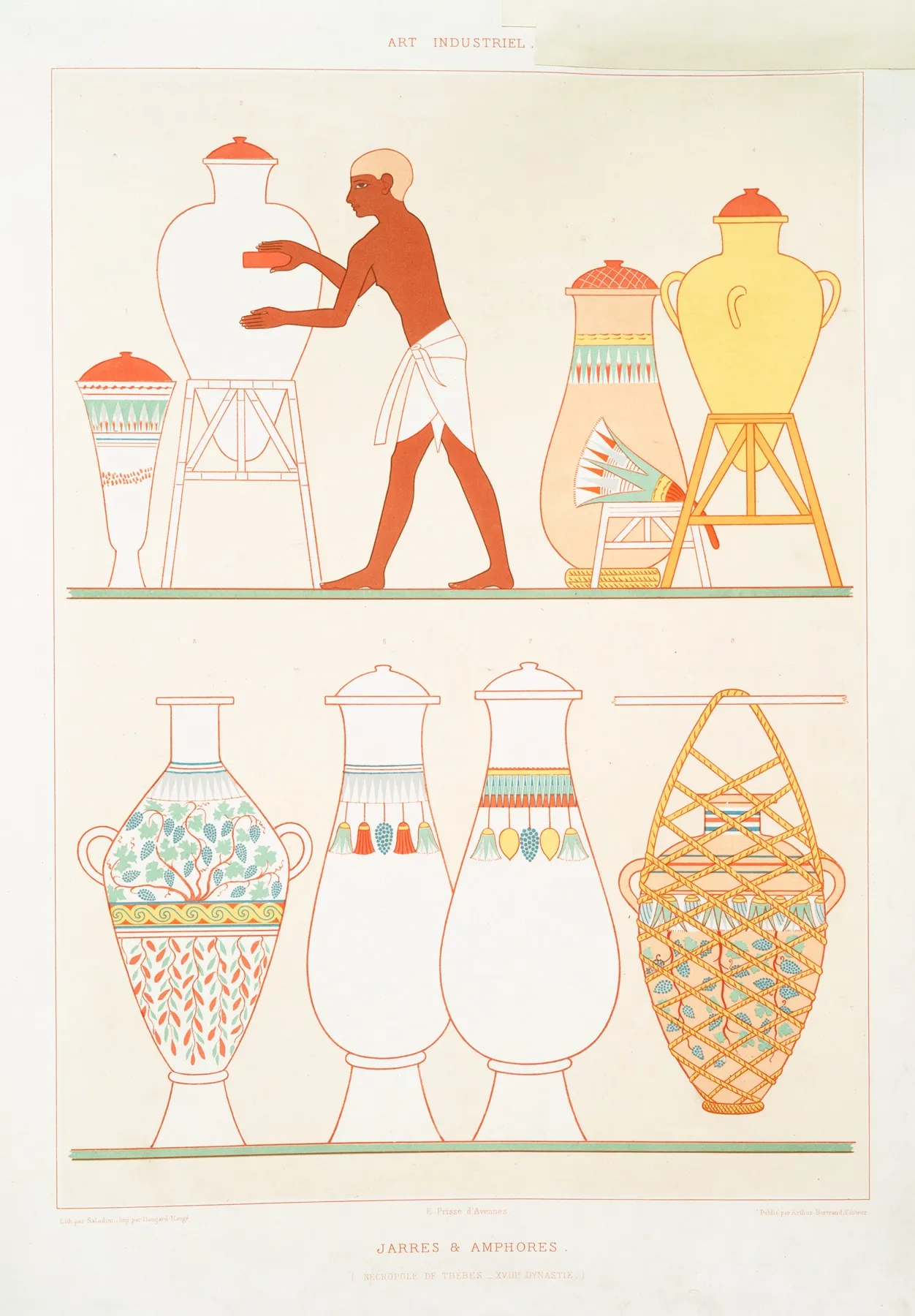 Art Industriel Jarres Et Amphores Necropole De Thebes Xviiie Dynastie
