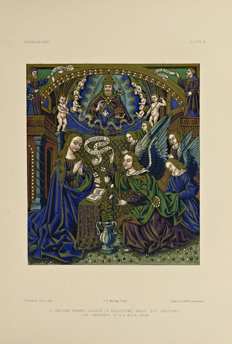Art Treasures Of The United Kingdom Pl 45 by Robert Dudley - Canvas Print