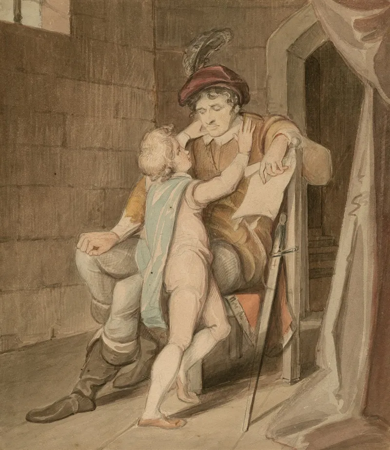 Arthur Pleading With Hubert For His Life King John Act Iv Sc 1