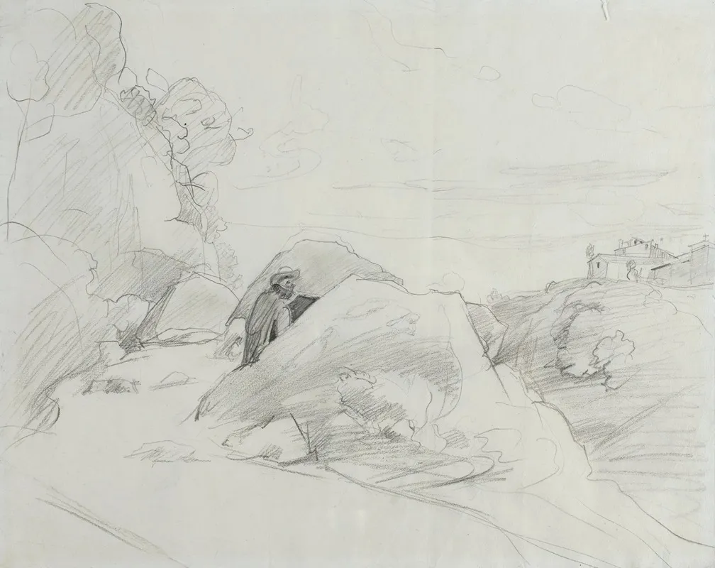 Artiste Peignant Probablement A Ronciglione