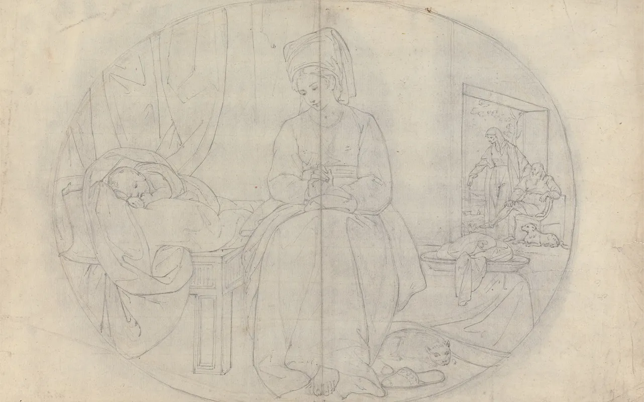 Artists Wife And Child