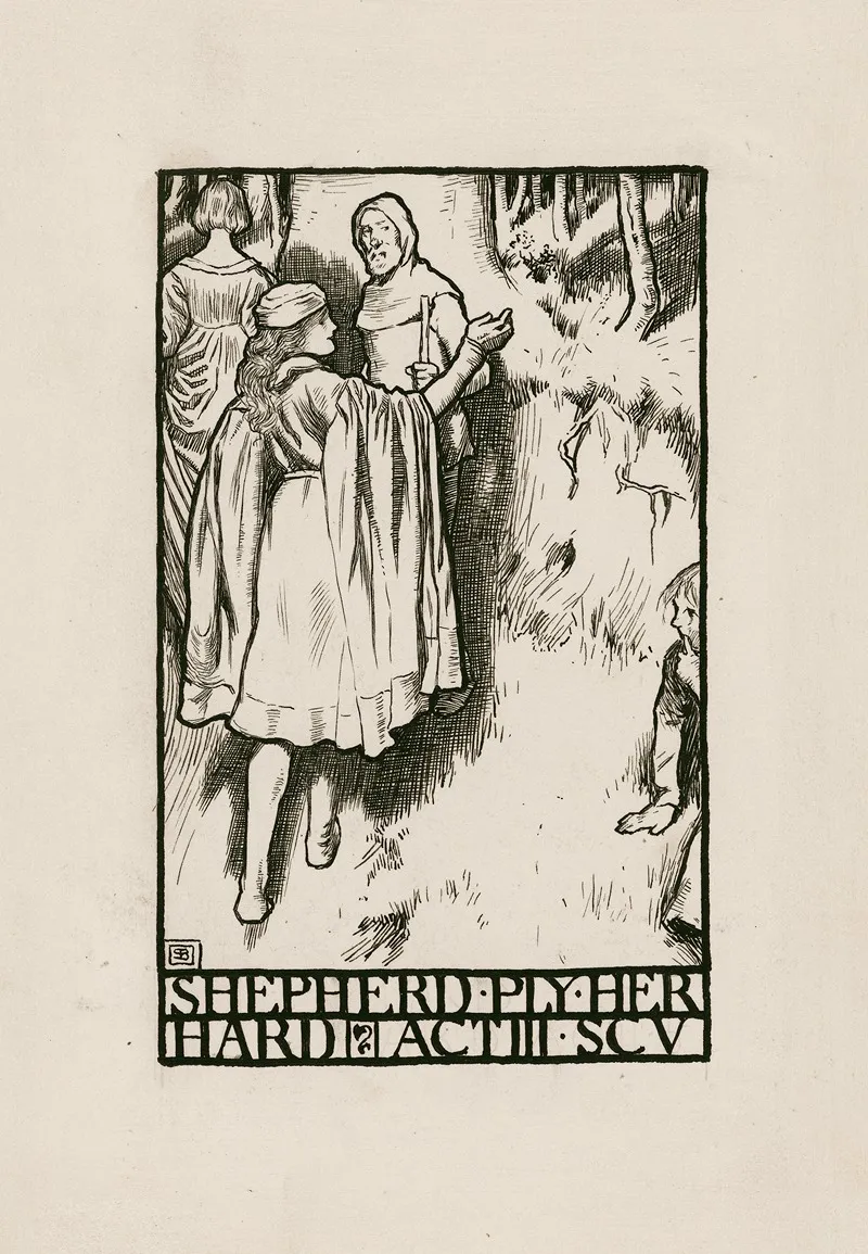 As You Like It Shepherd Ply Her Hard Act Iii Sc V