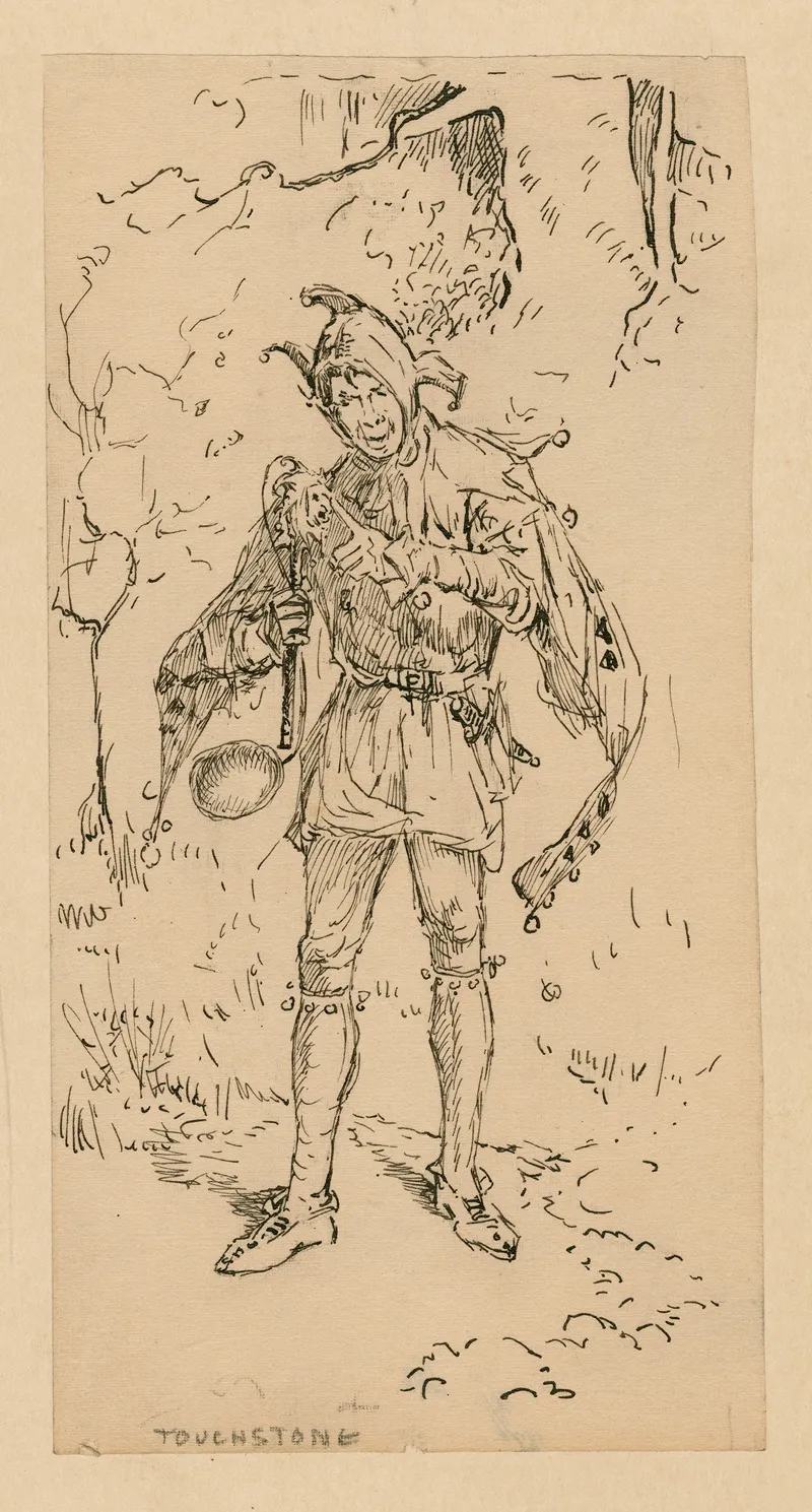 As You Like It Touchstone 2 by Louis Rhead - Canvas Print