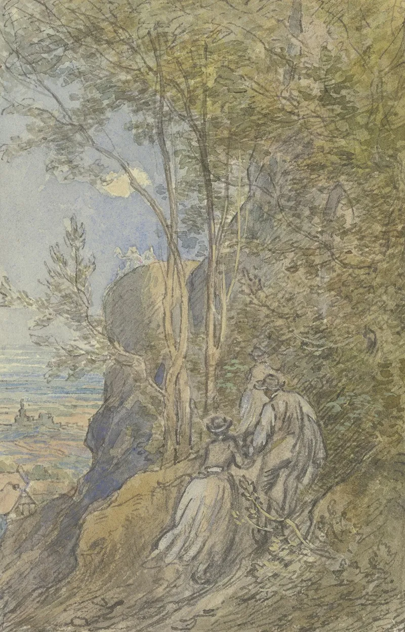 Ascent To A Castle Ruin