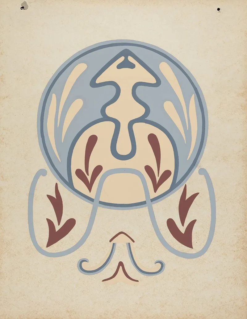 Asistencia Of San Antonio De Pala Wall Design From The Portfolio Decorative Art Of Spanish California